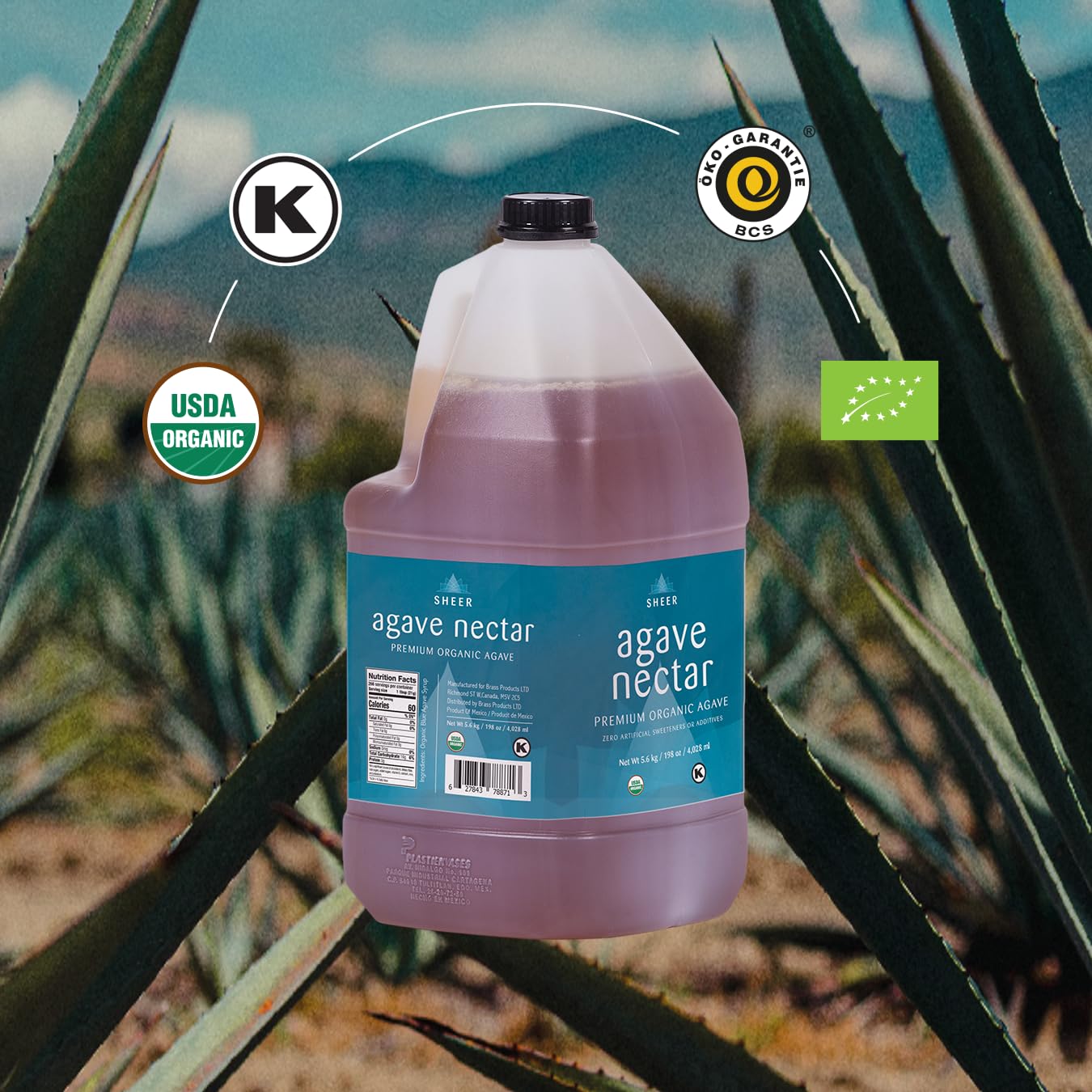 Amazon.com : Sustainable Agave Co – Organic Light Agave Syrup